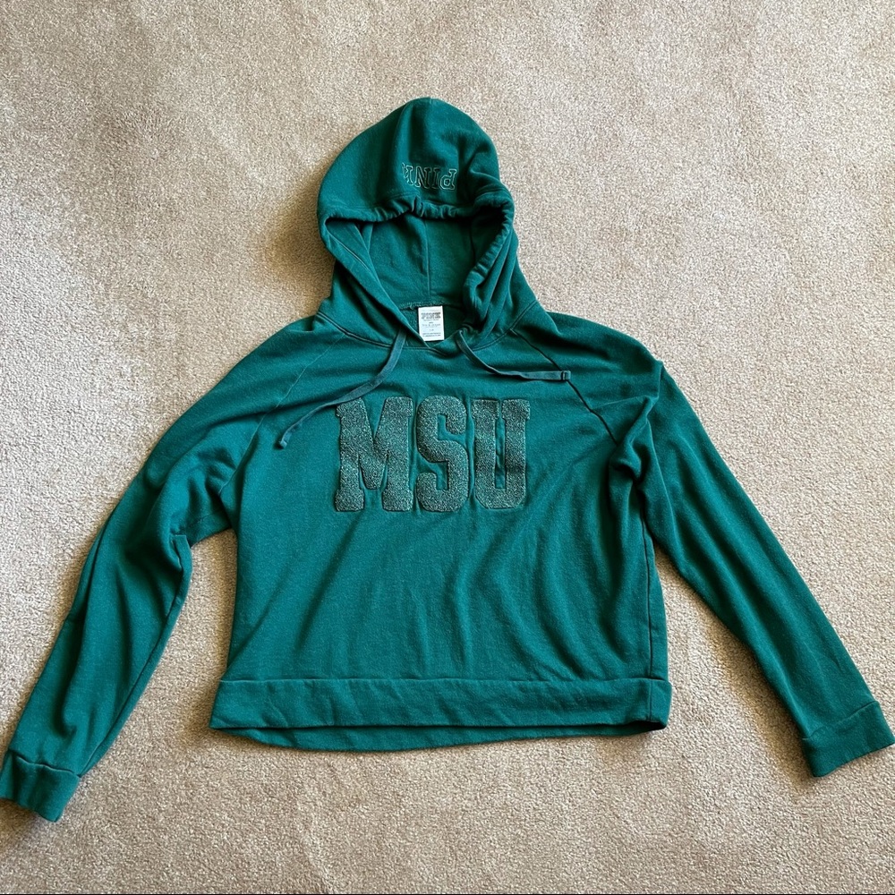 VS Pink MSU Hoodie